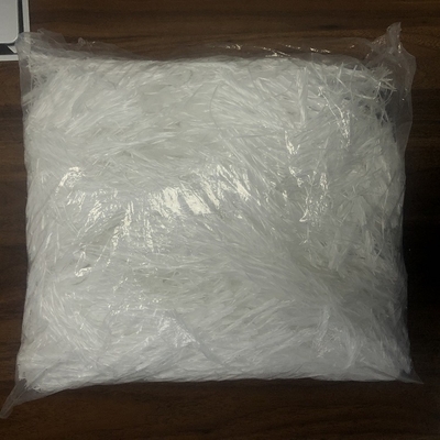 Binalar İçin Beton Beyaz Polipropilen PP Bükülmüş Elyaf 54mm