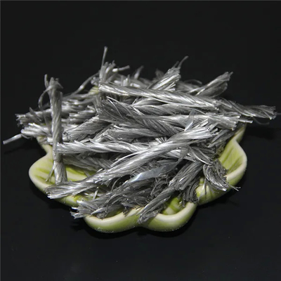 Güç Makro Fiber For Reinforced Concrete Şeffaf Dönüştürülmüş Fasulye 560 Mpa Güç