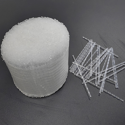 Püskürtme beton için Sentetik Polipropilen Fiber Dalga Formu 54mm