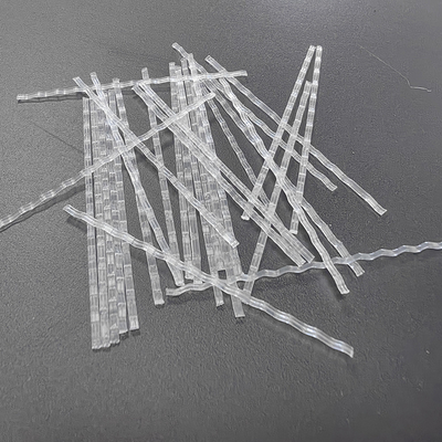 Yüksek Çatlak Direnci Polypropylene PP Makro Fiber Dalga Formu Köprü İnşaatı İçin