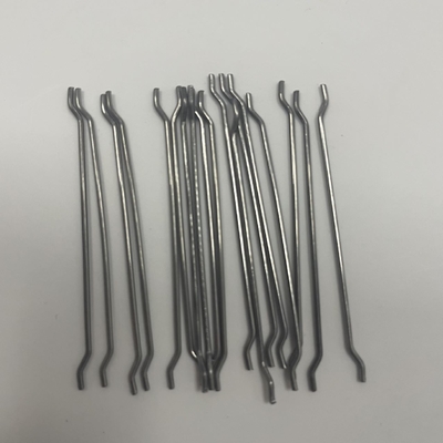 Beton için yüksek mukavemetli Monofilament Çelik fiber 1100 Mpa 80/60