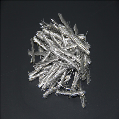Endüstriyel Zemin İçin Gri Malzeme Polimer Twist Bunchy PP Fiber