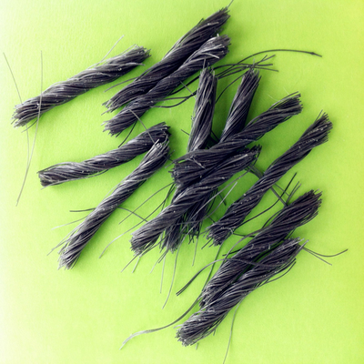 Endüstriyel Zemin İçin Gri Malzeme Polimer Twist Bunchy PP Fiber
