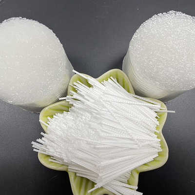 Temel Yapı Malzemeleri Yüksek Yapışma Mukavemeti Köprü için PP Makro Fiber Kabartmalı