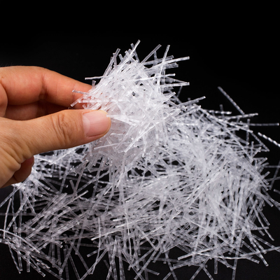 Yüksek Çatlak Direnci Polypropylene PP Makro Fiber Dalga Formu Köprü İnşaatı İçin