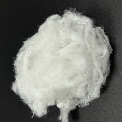 Yarı sıkı Nylon 66 Fiber 1.5D-3D X 38-65mm Pamuk ve Yün için