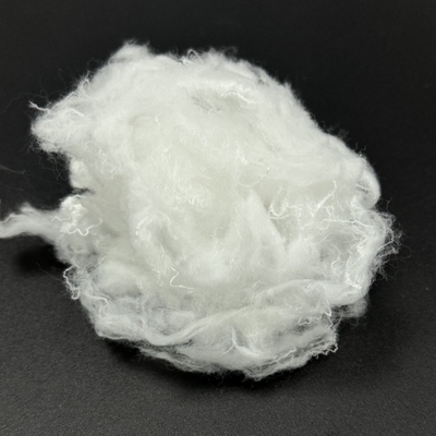 Yarı sıkı Nylon 66 Fiber 1.5D-3D X 38-65mm Pamuk ve Yün için