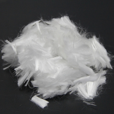 Sertlik Makro PP Fiber Powder 15min Break Tensile Ratio Beton için FDY Yarn