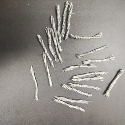 54MM Siyah Polipropilen PP Beton Yapı Güçlendirme için Dönüştürülmüş Fiber