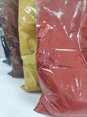 Kometik ve kağıt için demir oksit pigment, domuz için plastik ve kauçuk pigment.