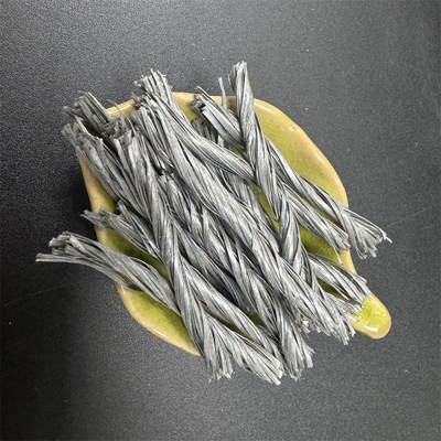 Beton Takviye için 40mm PP Fiber Bükülmüş Demet Form 500T
