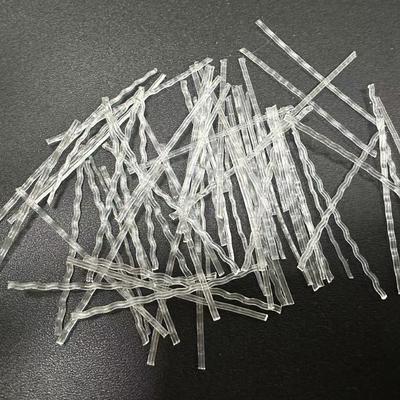 48mm Şeffaf PP Makro Fiber Su geçirmez Katman ve Yeraltı Su Koruma Projesi ve Tünelinin tampon katmanı için dalga