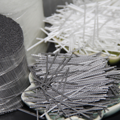 İnşaat İçin Sentetik PP Mikrofiber Plastik Elyaf Takviyeli Beton 54mm