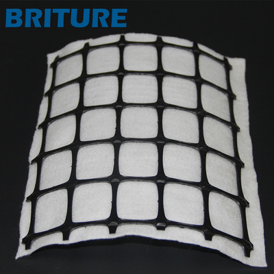 Eğim Stabilizasyonu için 150gsm Geotekstil polipropilen PP Çift Eksenli Geogrid 30-30kN/M