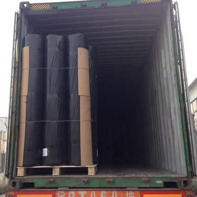 Dokunmamış kumaşla birleştirilmiş Fiberglas Geogrid veya Polyester Geogrid