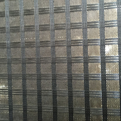 Dokunmamış kumaşla birleştirilmiş Fiberglas Geogrid veya Polyester Geogrid